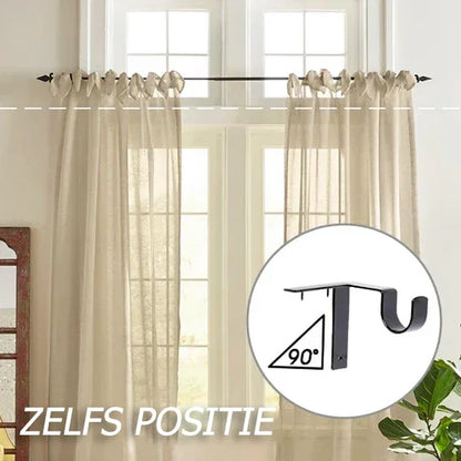 Curtain Plus™ Hang jou gordijnen op zonder enige schade!